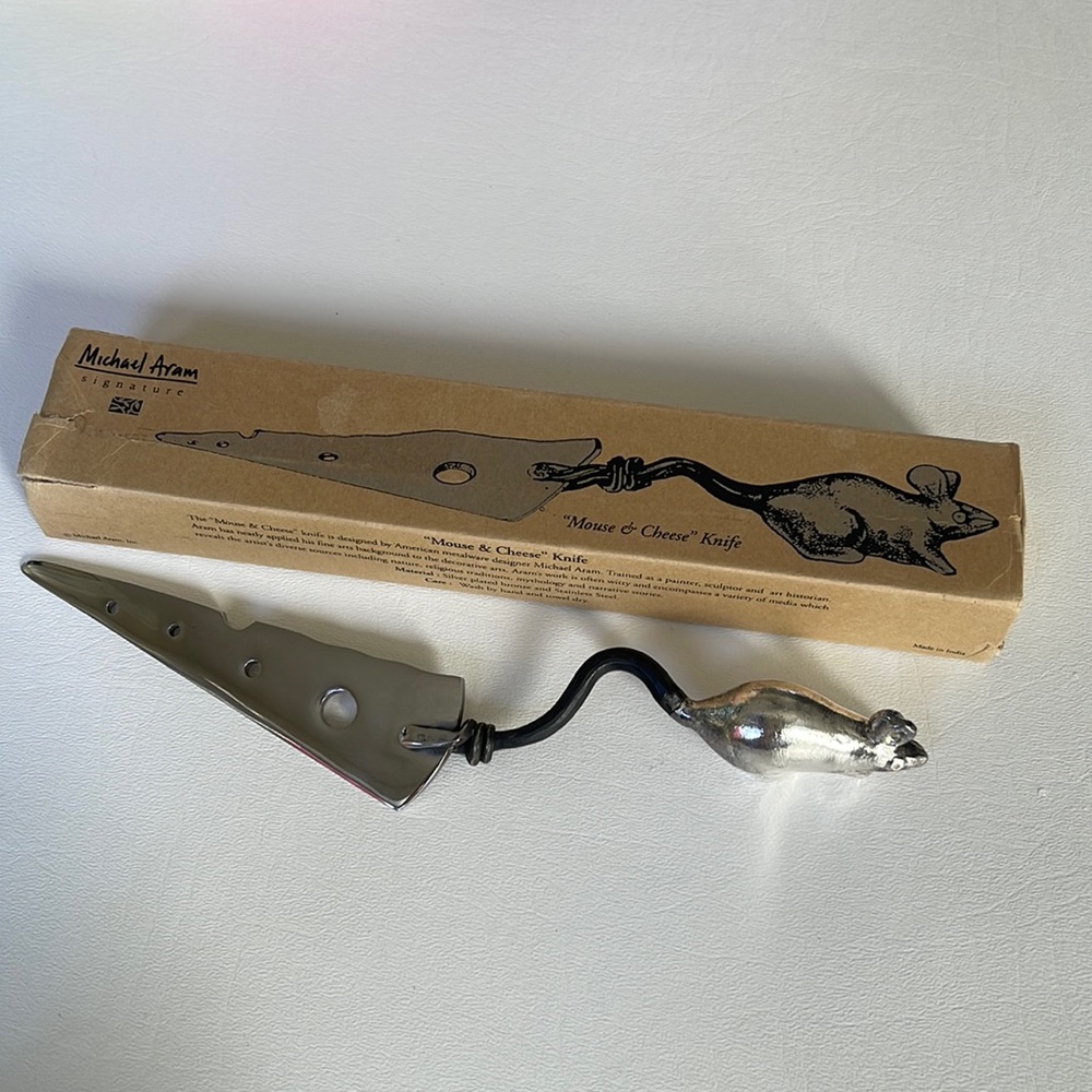 Michael Aram Mouse Cheese Knife - New in box!!